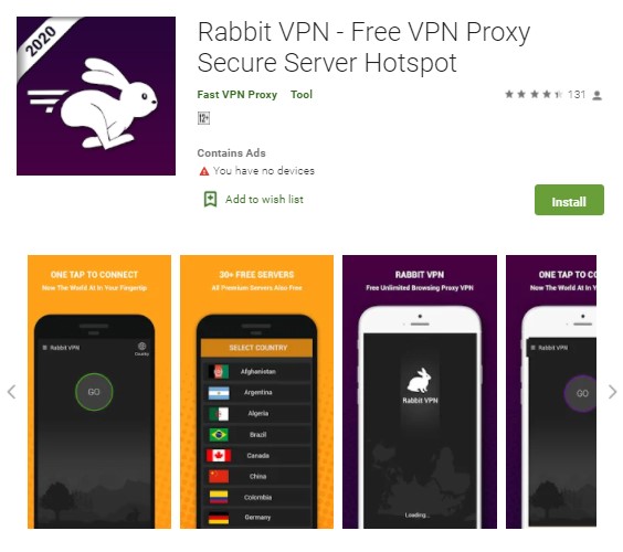 Rabbit VPN for Mac